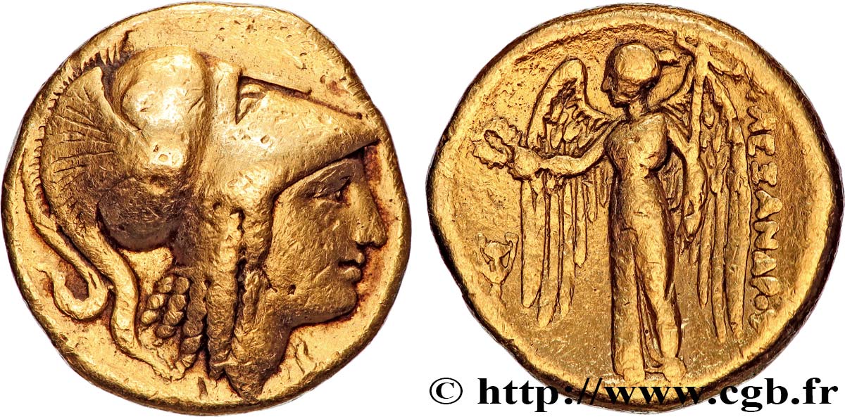 MACÉDOINE - ROYAUME DE MACÉDOINE - ALEXANDRE III LE GRAND Statère d or TB+/TTB