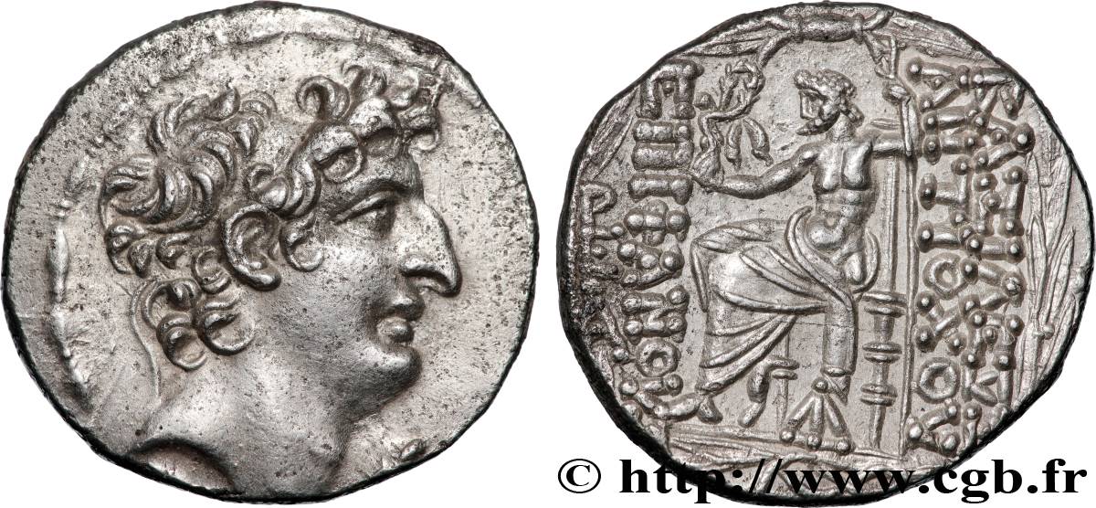 SYRIA - SELEUKID KINGDOM - ANTIOCHOS VIII GRYPOS Tétradrachme AU