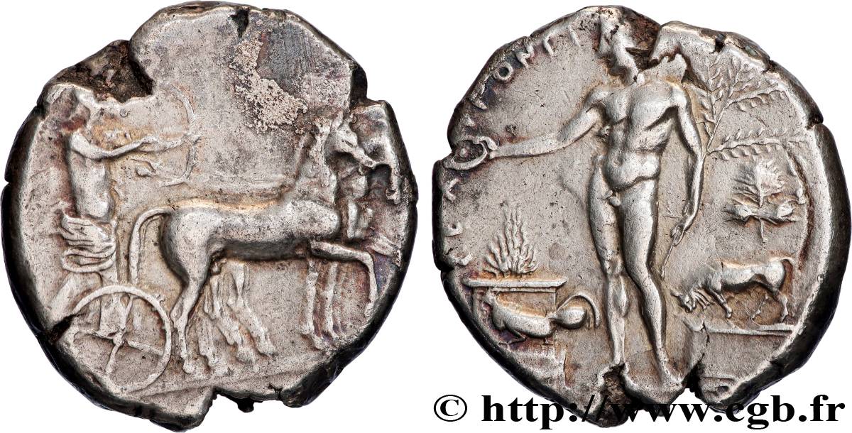 SICILE - SÉLINONTE Tétradrachme TB+/TTB