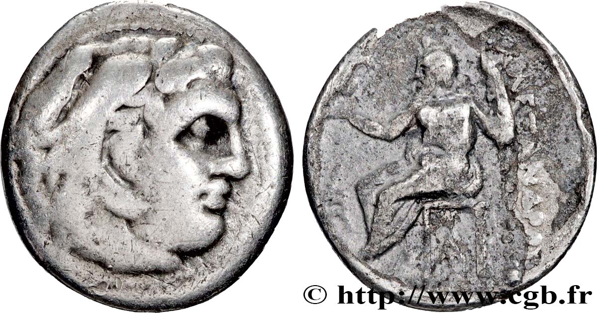 MACEDONIA - MACEDONIAN KINGDOM - ANTIGONUS MONOPHTALMUS Drachme VF