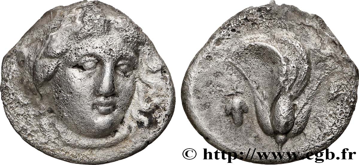 CARIA - CARIAN ISLANDS - RHODES Didrachme  VF