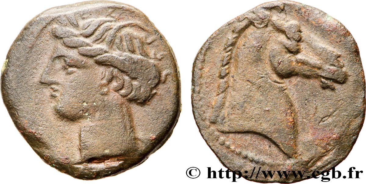 ZEUGITANE - CARTHAGE Shekel TTB+