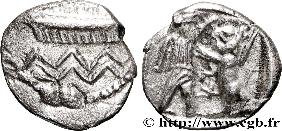 PHÉNICIE - SIDON Seizième de shekel TTB+/SUP