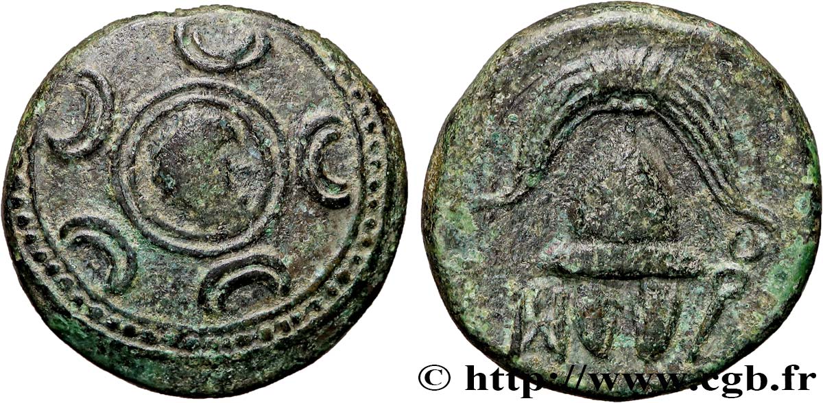 MACÉDOINE - ROYAUME DE MACÉDOINE - INTERRÈGNE Demi-unité TTB