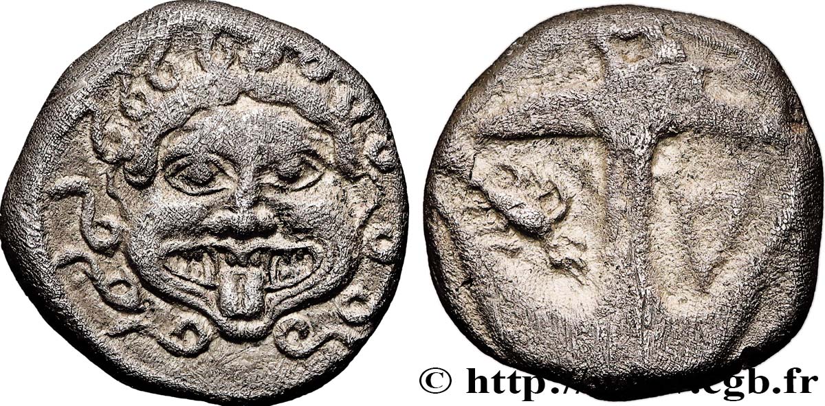 THRACE - APOLLONIA PONTICA Drachme TTB+/TTB