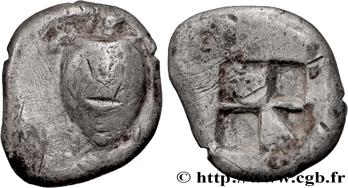 AEGINA - ÎLE D ÉGINE - ÉGINE Drachme TB+