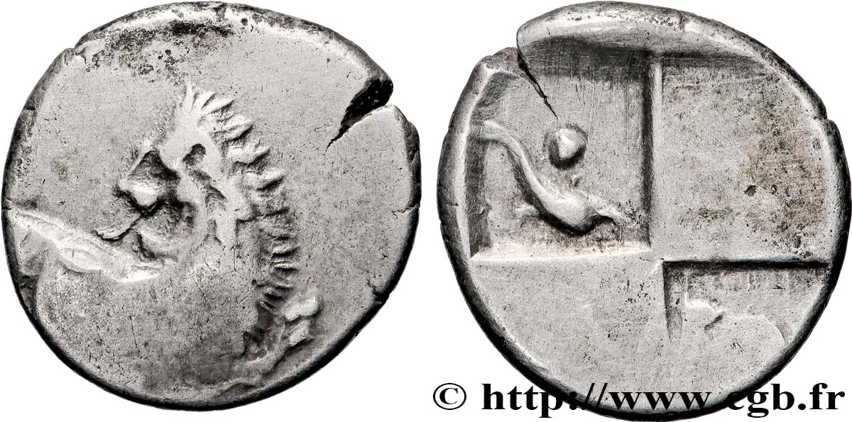 THRACE - CHERCHONÈSE DE THRACE - CHERRONESOS Hemidrachme ou tetrobole TTB