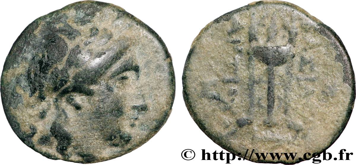 SYRIE - ROYAUME SÉLEUCIDE - ANTIOCHUS III LE GRAND  Demi-unité TB+