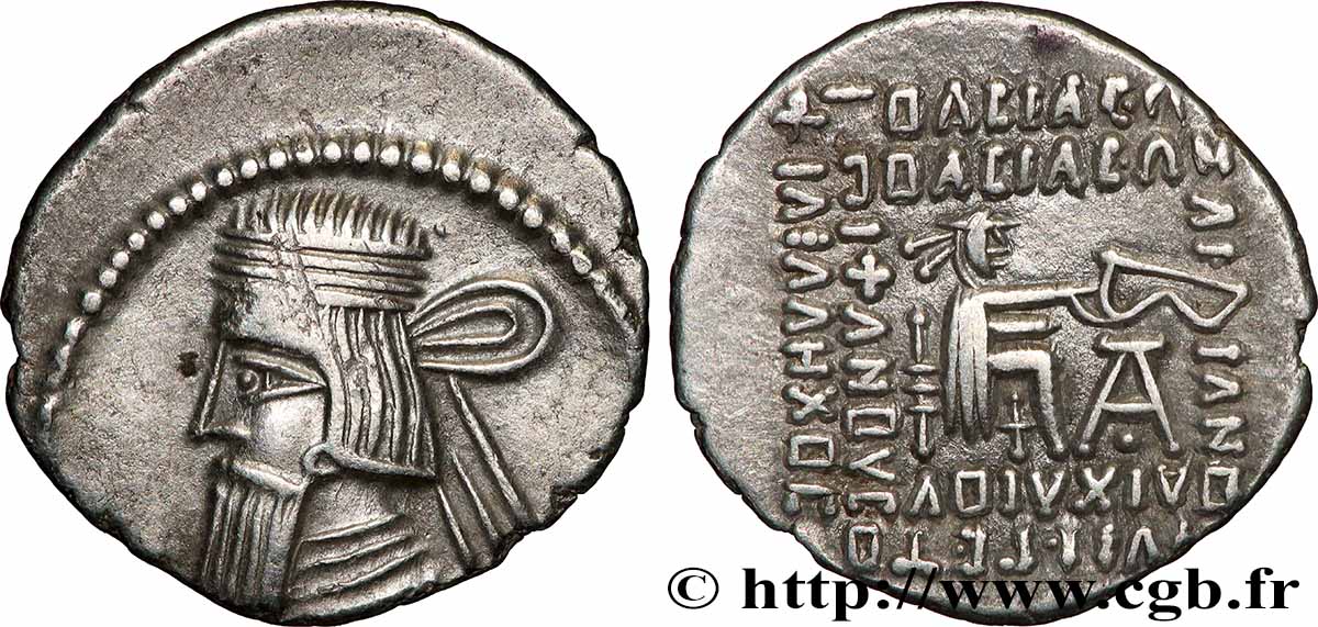 ROYAUME PARTHE - VOLOGÈSE III Drachme TTB+