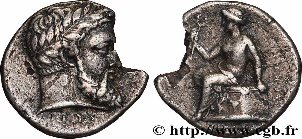BRUTTIUM - LOCRES Nomos, statère ou didrachme fVZ