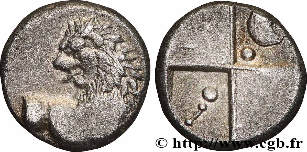 THRACE - CHERCHONÈSE DE THRACE - CHERRONESOS Hemidrachme ou tetrobole SUP/TTB+