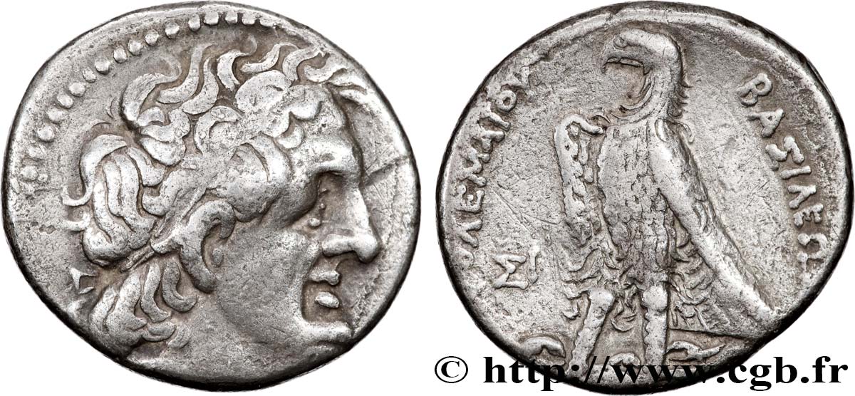 ÉGYPTE - ROYAUME LAGIDE - PTOLÉMÉE II PHILADELPHE Tétradrachme TTB+
