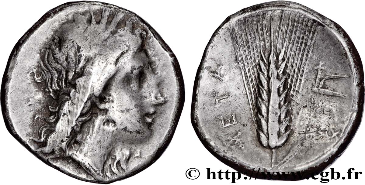 LUCANIA - METAPONTION Nomos, statère ou didrachme XF