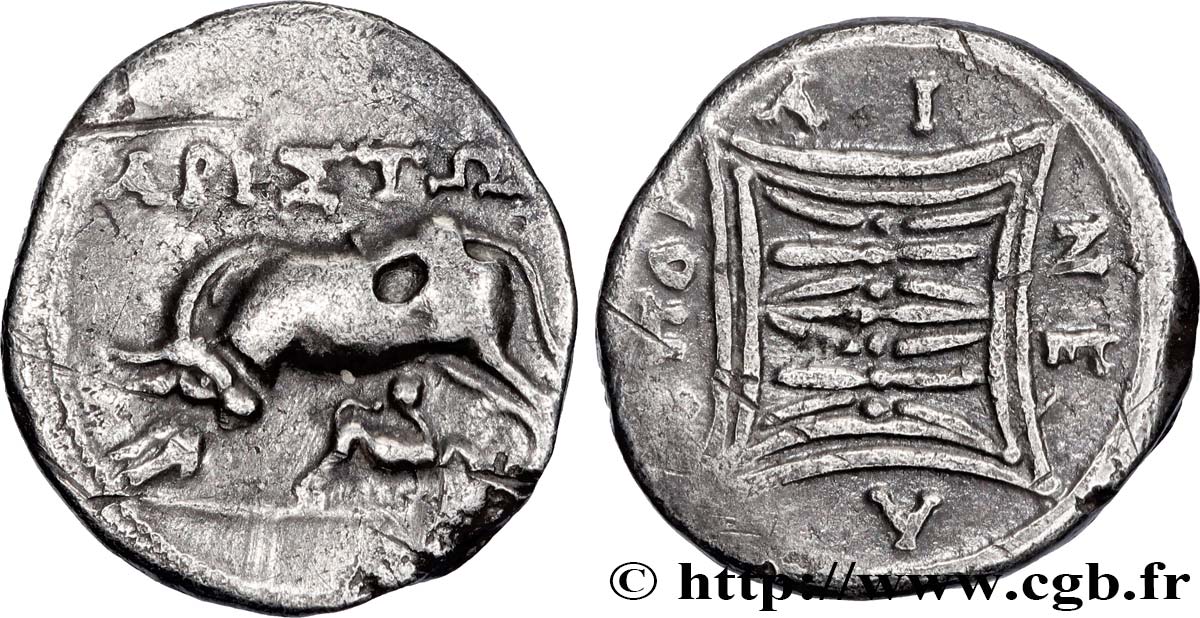 ILLYRIE - APOLLONIA Drachme TTB