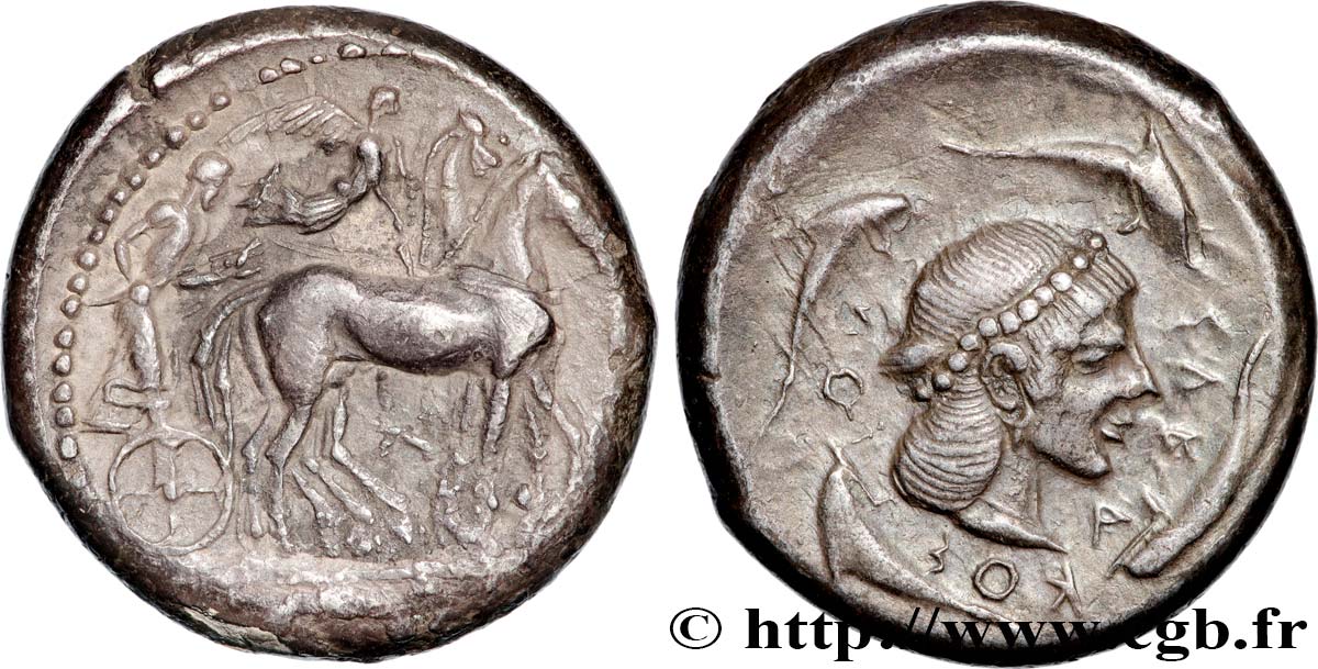 SICILE - SYRACUSE Tétradrachme TTB/TTB+