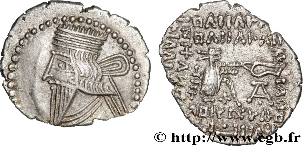 ROYAUME PARTHE - VOLOGÈSE III Drachme SUP/TTB+