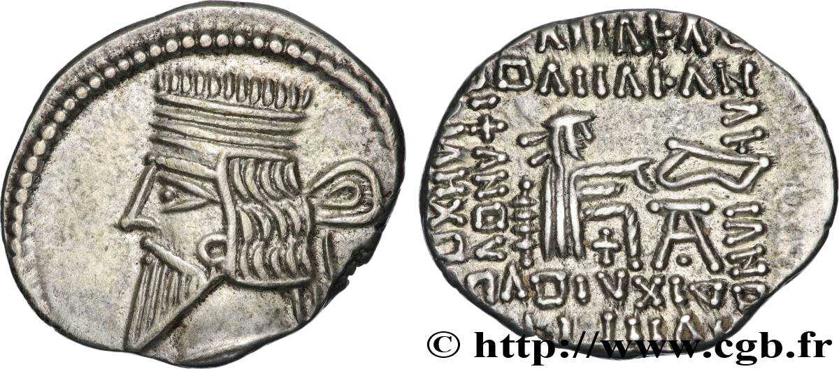 ROYAUME PARTHE - VOLOGÈSE III Drachme SUP/TTB+