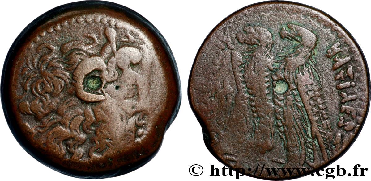 ÉGYPTE - ROYAUME LAGIDE - PTOLÉMÉE VI PHILOMÉTOR Tetrobole TB+