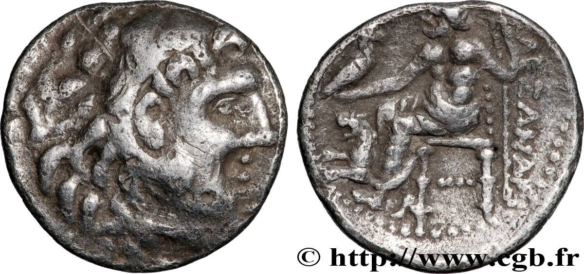 MACEDONIA - MACEDONIAN KINGDOM - DEMETRIOS POLIORKETES Drachme XF