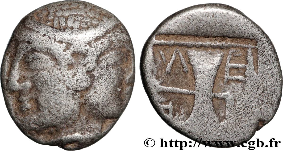 TROADE - TÉNÉDOS Hemidrachme TTB