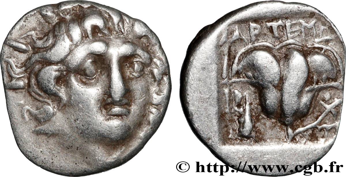 KARIEN - KARISCHE INSELN - RHODOS Hemidrachme plinthophore SS