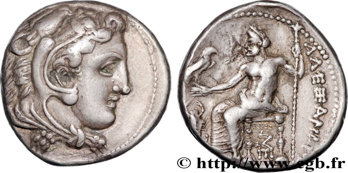 MACÉDOINE - ROYAUME DE MACÉDOINE - ALEXANDRE III LE GRAND Tétradrachme SUP/TTB+