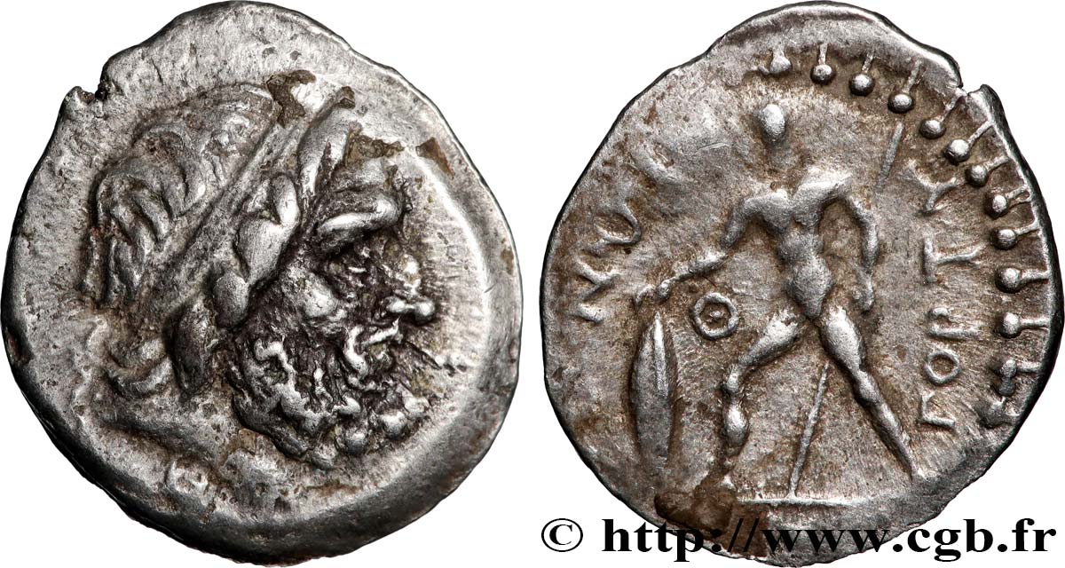CRÈTE - GORTYNE Drachme TTB