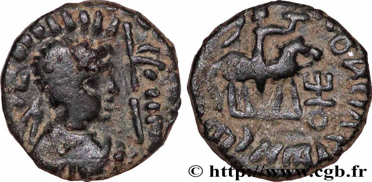 INDO-PARTHE - ROYAUME INDO-PARTHE - ROI INCONNU Drachme TTB