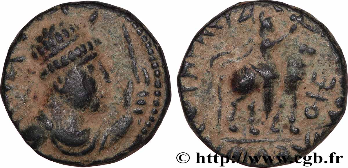 INDO-PARTHIA - INDO-PARTHIAN KINGDOM - UNKNOWN KING Tétradrachme XF