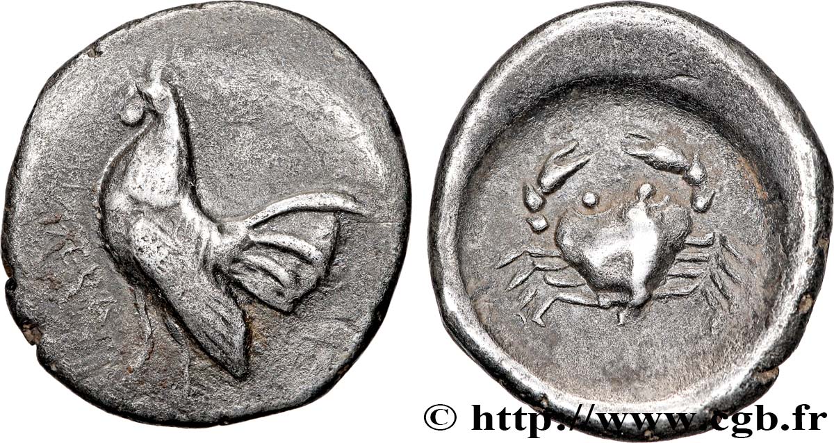 SICILE - HIMÈRE Statère, didrachme ou nomos TTB/TTB+