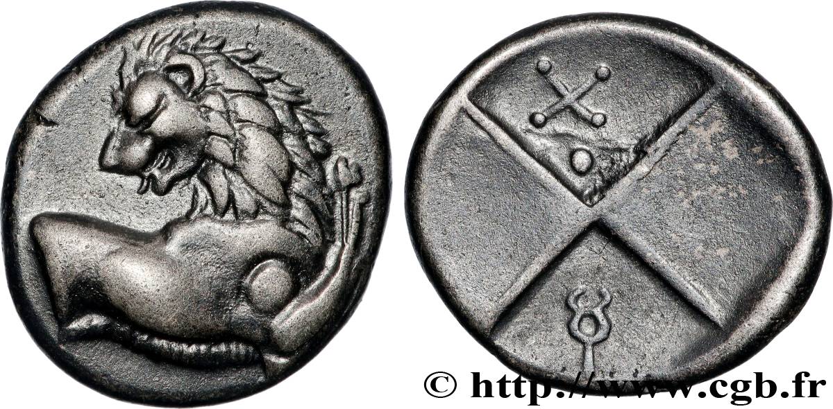 THRACE - CHERCHONÈSE DE THRACE - CHERRONESOS Hemidrachme ou tetrobole SUP