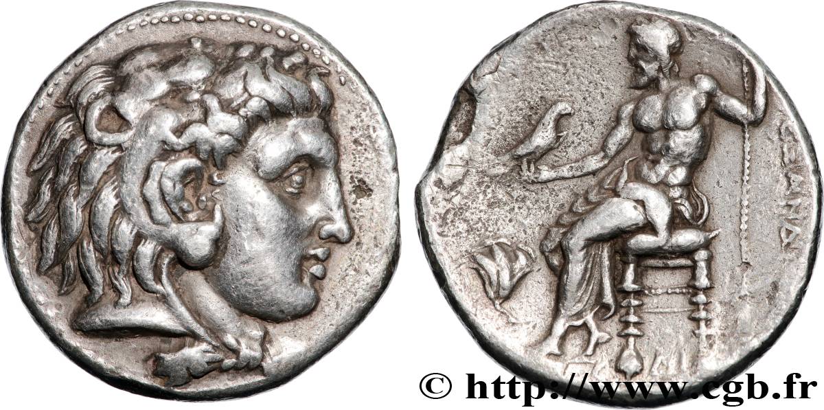 MACÉDOINE - ROYAUME DE MACÉDOINE - ALEXANDRE III LE GRAND Tétradrachme SUP/TTB+