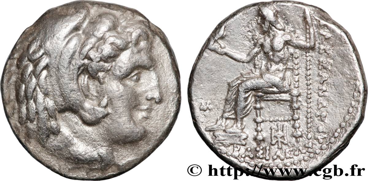 MACÉDOINE - ROYAUME DE MACÉDOINE - ALEXANDRE III LE GRAND Tétradrachme TTB