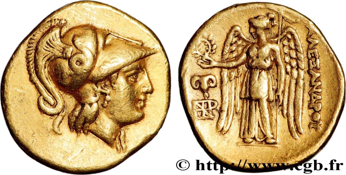 MACÉDOINE - ROYAUME DE MACÉDOINE - ALEXANDRE III LE GRAND Statère d or SUP/TTB+
