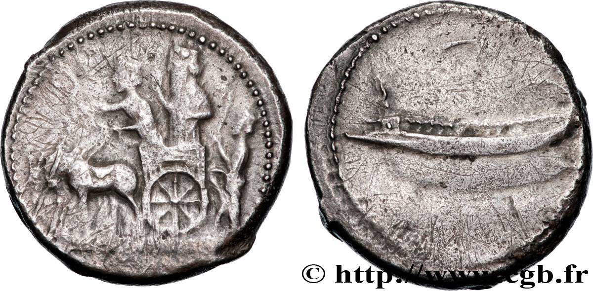 PHÉNICIE - SIDON Tétrashekel ou Octodrachme TB+/TTB