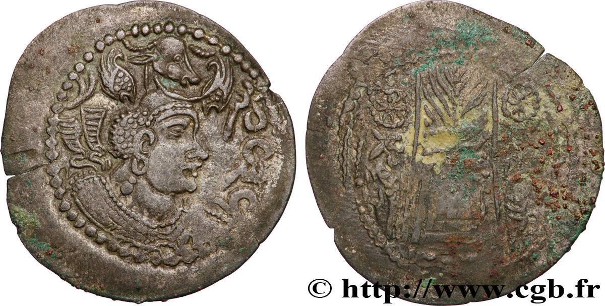 HUNOS HEPHTHALITOS Drachme q.SPL/BB