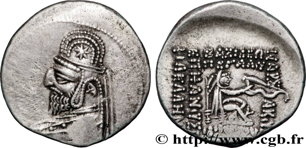 PARTIA - REGNO DI PARTIA - ORODO I Drachme SPL/q.SPL