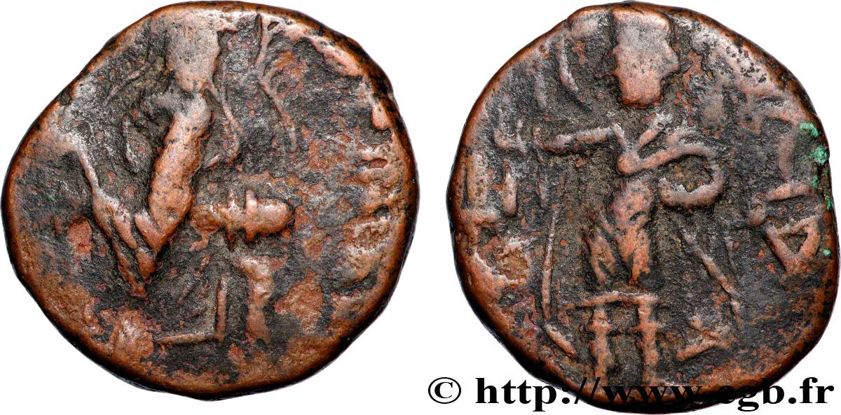 KUSHAN EMPIRE - HUVISKA Tetradrachme VF