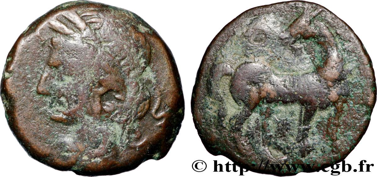 ZEUGITANIA - CARTHAGE Shekel VF