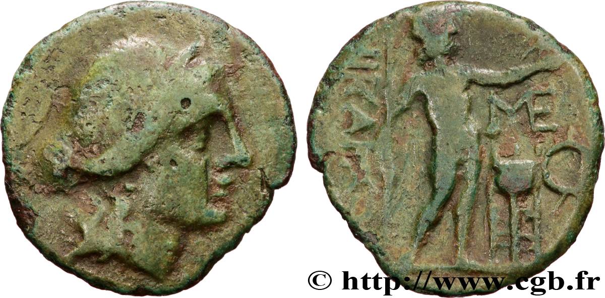 MESSENIE - MESSÈNE Hemidrachme TTB