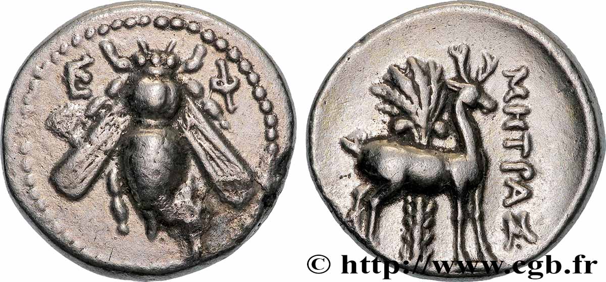 IONIE - ÉPHÈSE Drachme TTB