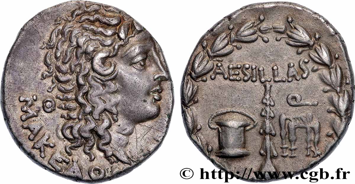 MACÉDOINE - PROVINCE DE MACÉDOINE - THESSALONIQUE Tétradrachme stéphanophore TTB+