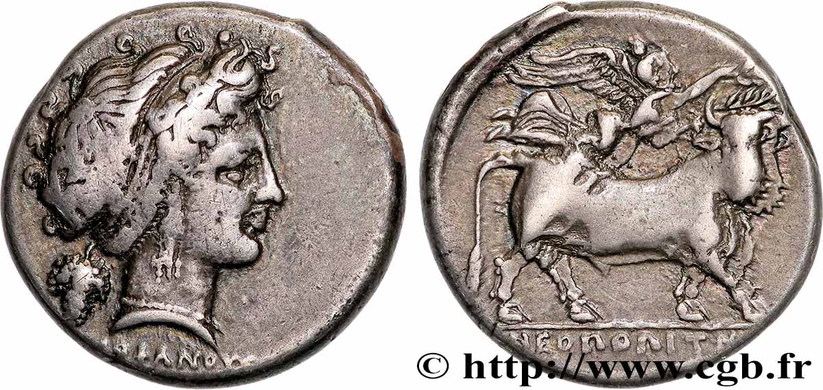 CAMPANIE - NEAPOLIS (NAPLES) Nomos, statère ou didrachme TTB