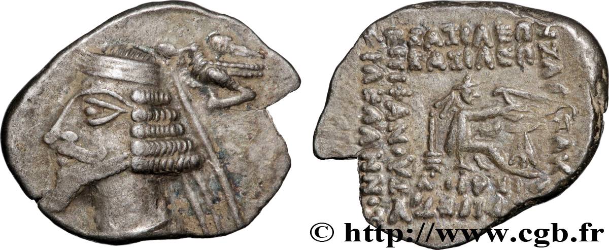 ROYAUME PARTHE - PHRAATES IV Drachme TTB/TTB+