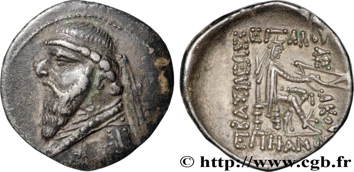 PARTIA - REGNO DI PARTIA - MITRADATO II Drachme BB/q.SPL