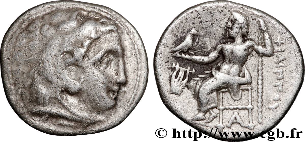 MAKEDONIEN - MAKEDONISCHE KÖNIGE - PHILIPP III ARRHIDAIOS Drachme SS