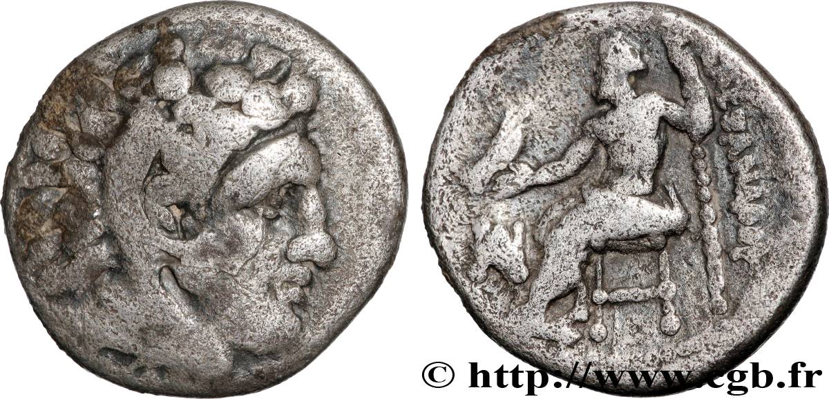 MACÉDOINE - ROYAUME DE MACÉDOINE - ALEXANDRE III LE GRAND Drachme TB+