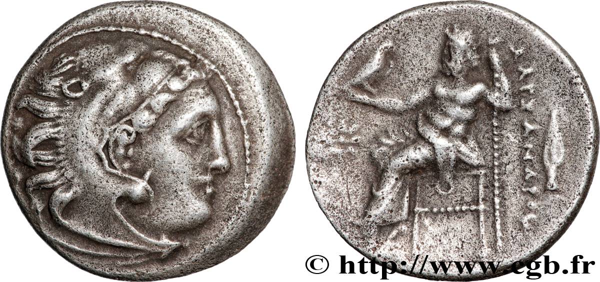 MAKEDONIEN - MAKEDONISCHE KÖNIGE - PHILIPP III ARRHIDAIOS Drachme fVZ/SS