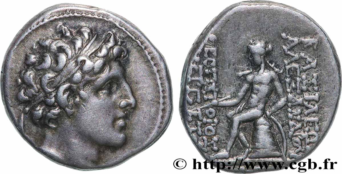 SIRIA - REGNO DI SIRIA - ALESSANDRO I BALAS Drachme SPL/q.SPL