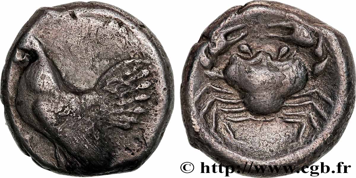 SICILE - HIMÈRE Statère, didrachme ou nomos TTB/TTB+